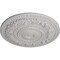 Ekena Millwork Rose Ceiling Medallion (Fits Canopies up to 13 1/2"), 33 7/8"OD x 2 3/8"P, Ultra Pure White CM33ROUWF - alternate 3